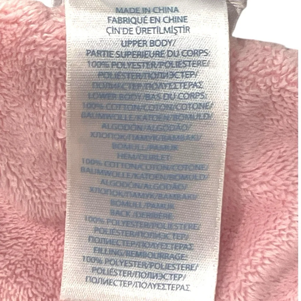 Ralph Lauren Elephant Lovey Bear ABC Blocks Security Blanket Organic Cotton Pink